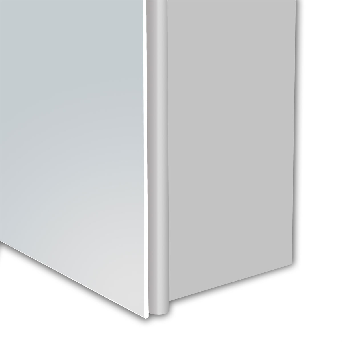 DSK  Design LED Spiegelschrank Aluminio Vegas 50 x 60 cm Bild 6