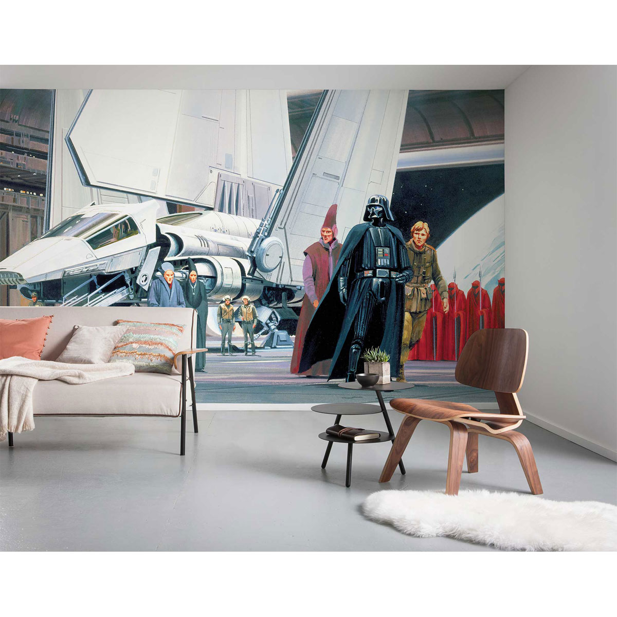 Komar  Vlies Fototapete Star Wars Classic Death Star Shuttle Dock 500x250 cm