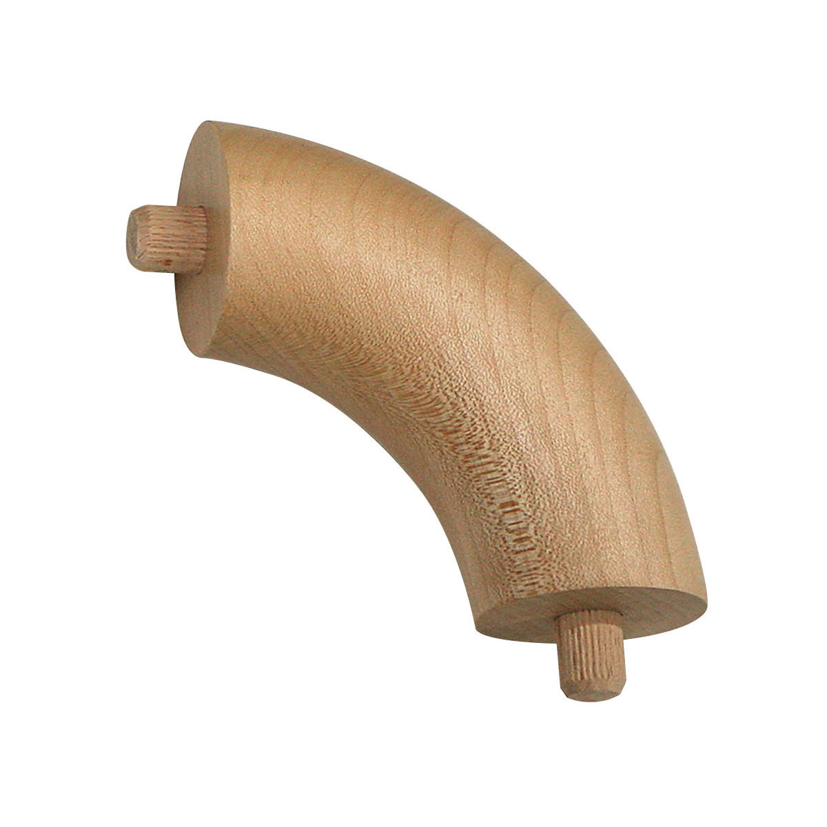 TREBA B63 Handlaufbogen Buche 90 Grad 42 mm Durchmesser