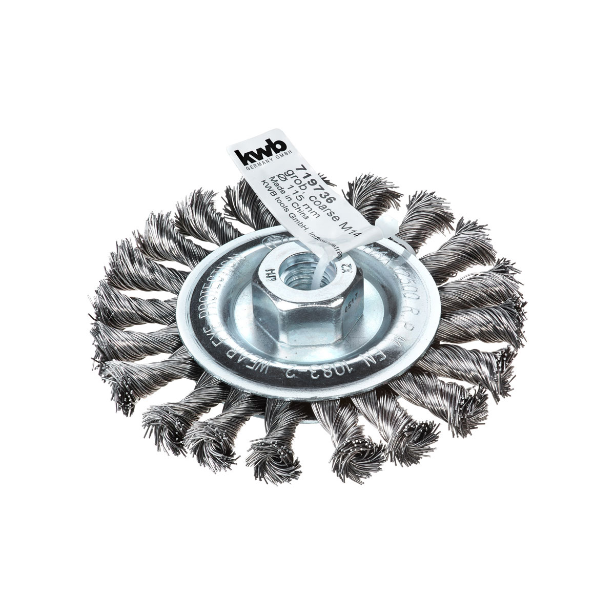 kwb  Scheibenbürsten Aggresso-Flex für Einsatz mit Winkelschleifer