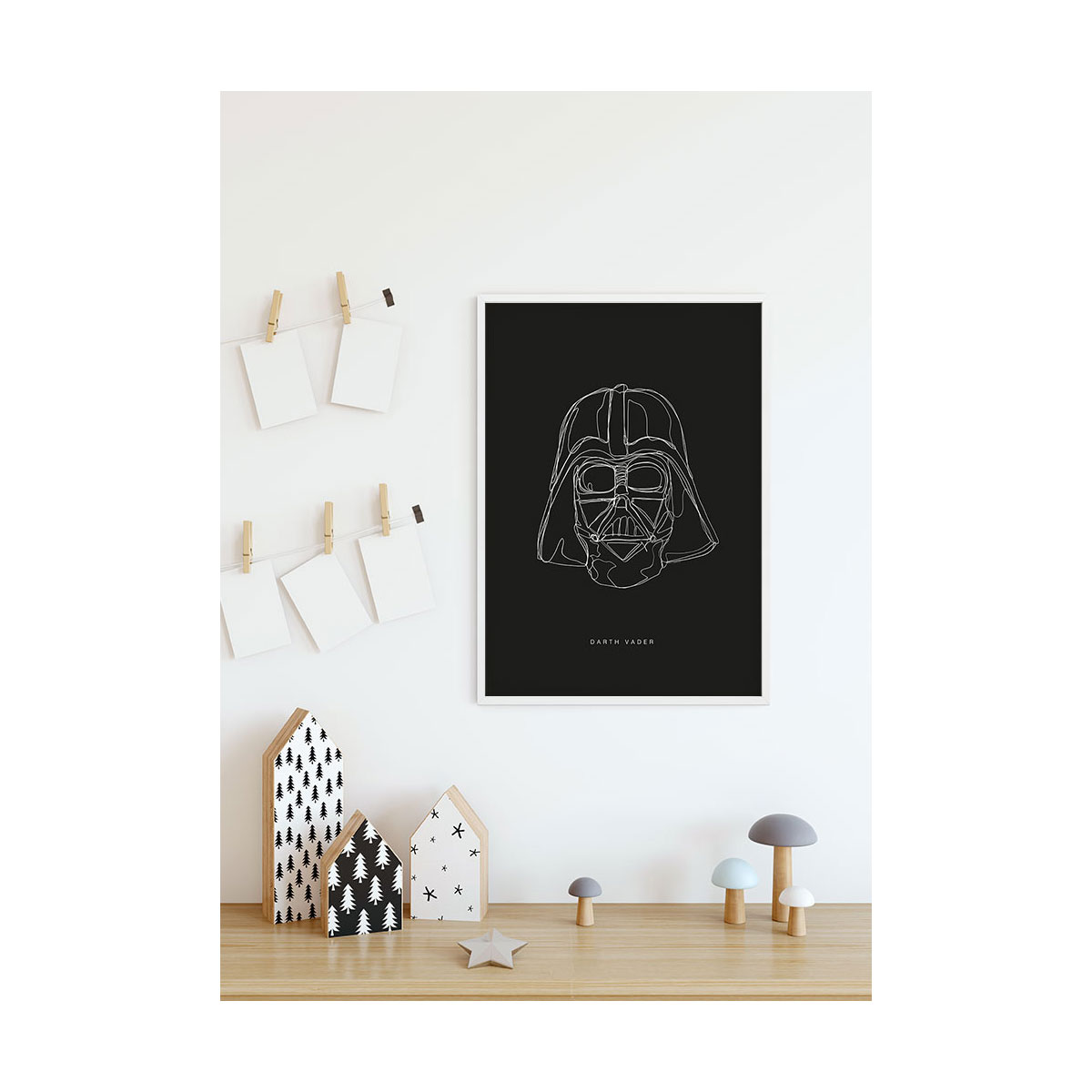 Komar  Wandbild Star Wars Lines Dark Side Vader 50x70 cm Bild 4