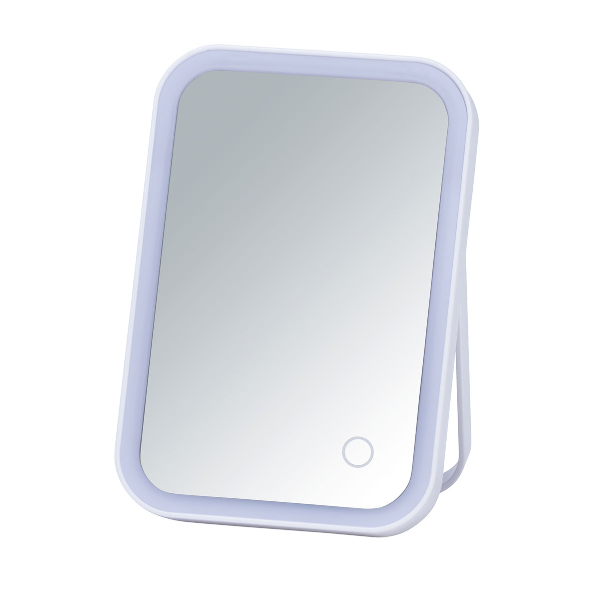 Wenko  LED Kosmetik-Standspiegel Arizona Leuchtspiegel Bild 1