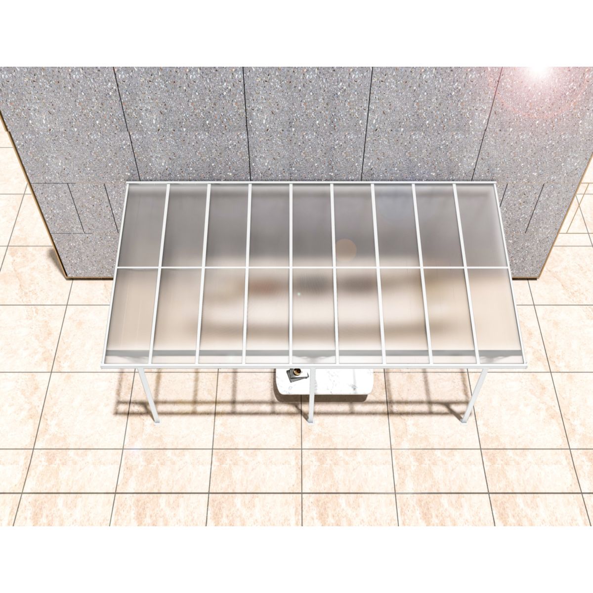 Westmann Terrassenüberdachung Bruce 556 300x556x270 cm Bild 4