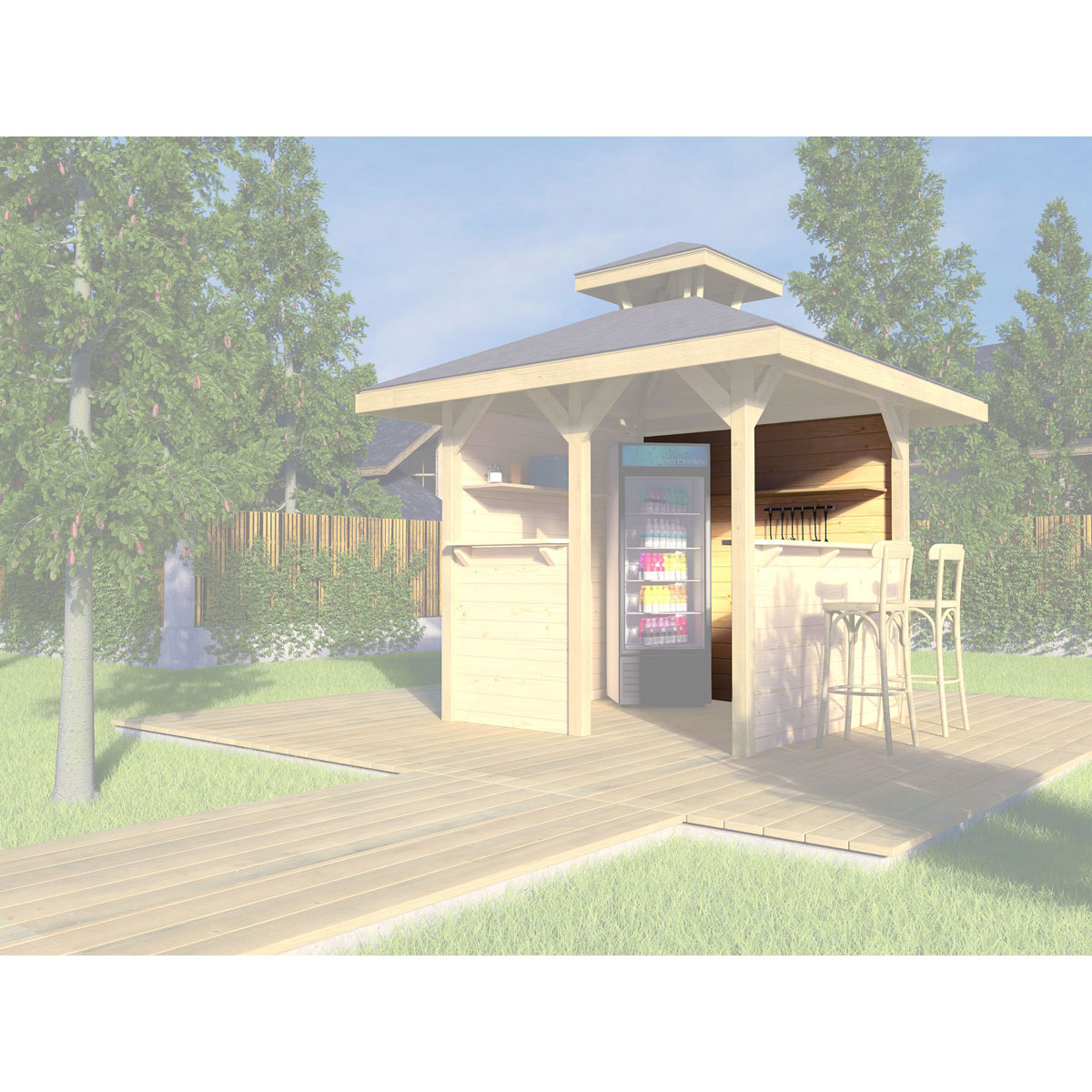 Weka Wandelement für Gartenoase „651“ Gr.1