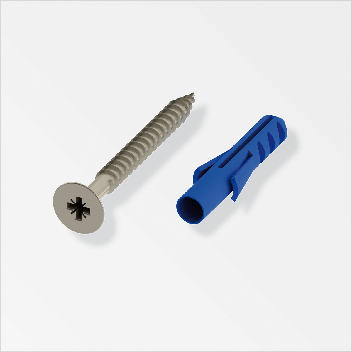 Alfer Schraube mitDübel 3 x 30 mm titan 10 Stück Bild 1