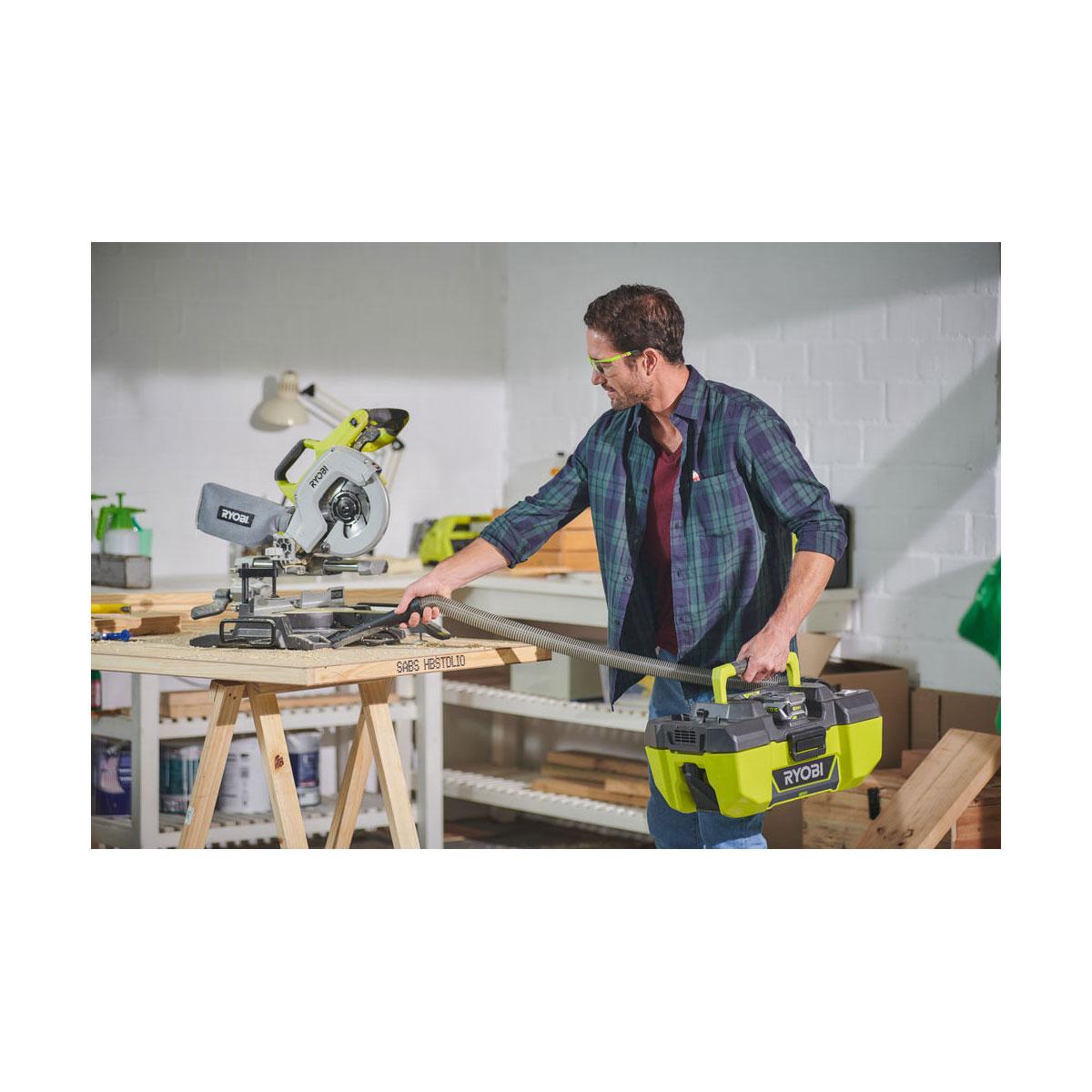 Ryobi  18V Akku-Trockensauger R18PV-0 solo Bild 4