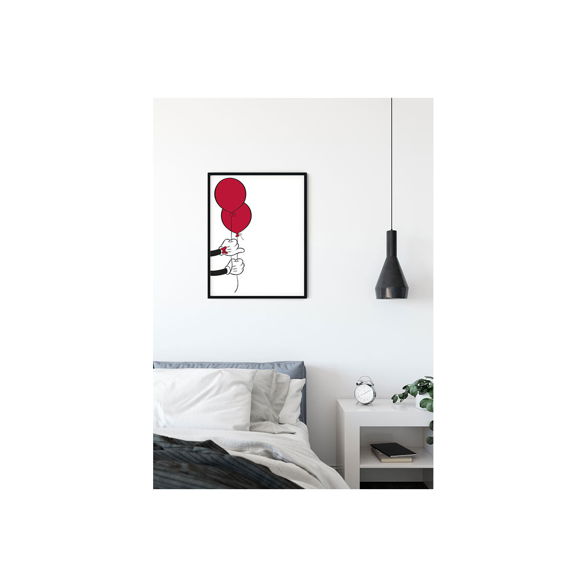 Komar  Wandbild Mickey Mouse Balloon 30x40 cm Bild 4