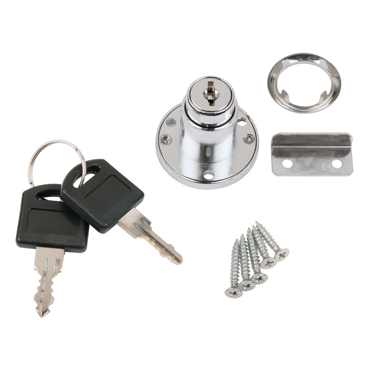 Suki Zylinderklappenschloss verschiedenschließend 18 mm Bild 3
