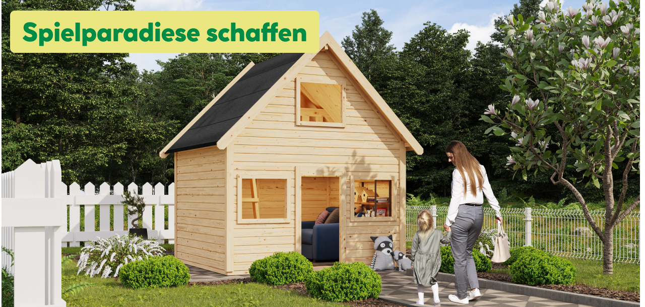 Spielparadiese schaffen: Kinder im Garten