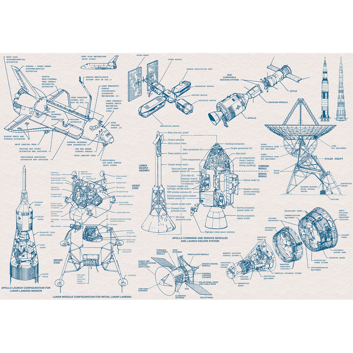 Komar  Vlies Fototapete Spacecraft Architecture 400x280 cm Bild 2