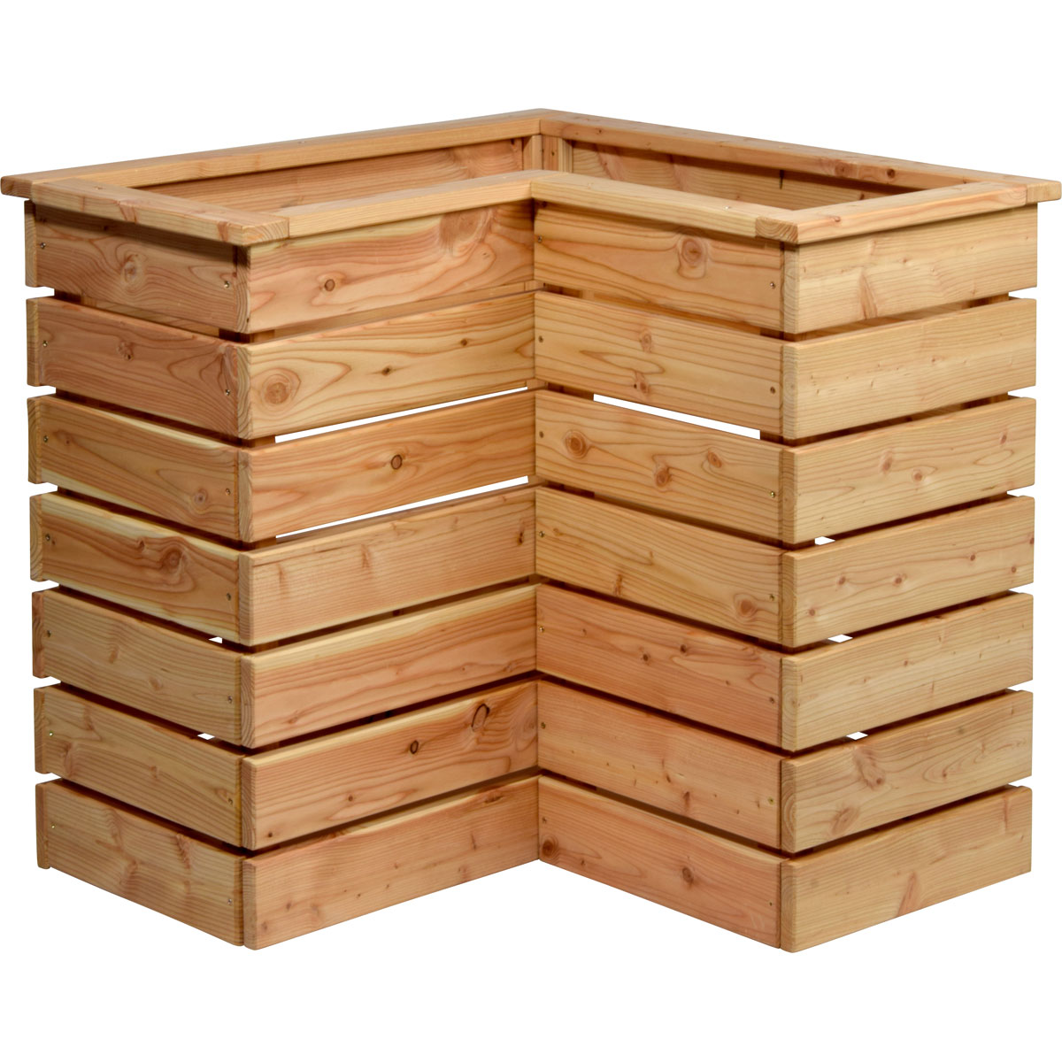 dobar Eck-Hochbeet 78 x 73 x 78 cm beige Bild 2