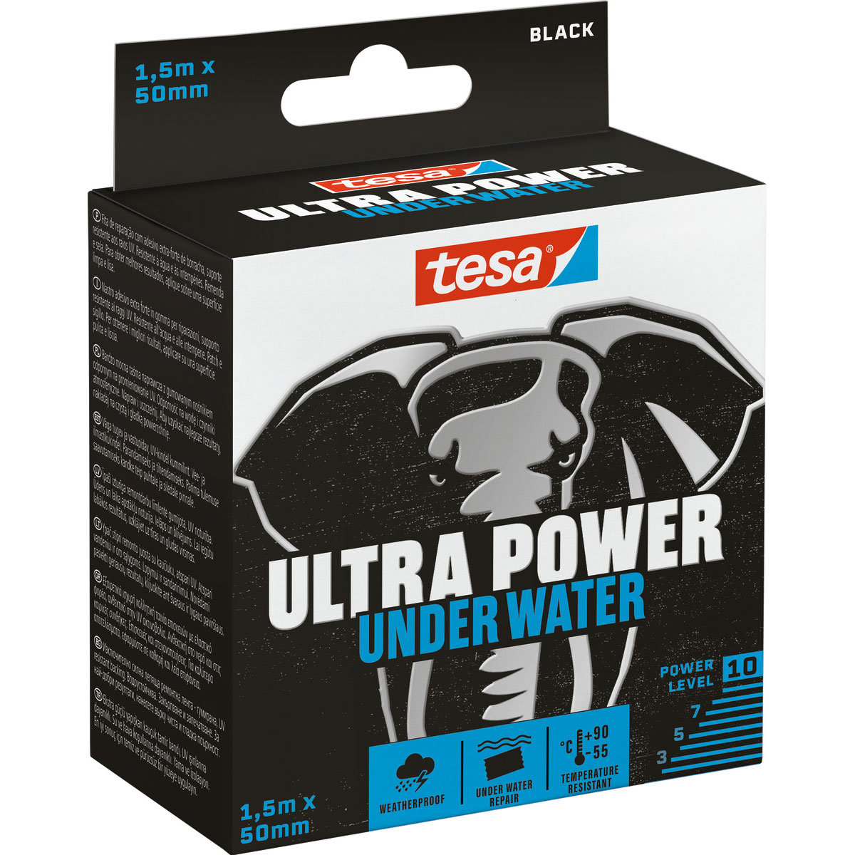 Tesa  Gewebeband Ultra Power Under Water 1,5m x 50mm Bild 2