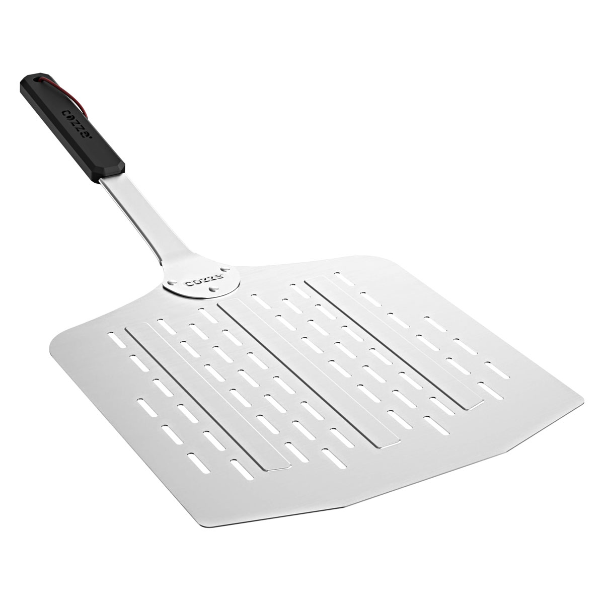 COZZE Pizzaspachtel mit Löchern 66 x 30 x 30 cm Edelstahl Bild 2