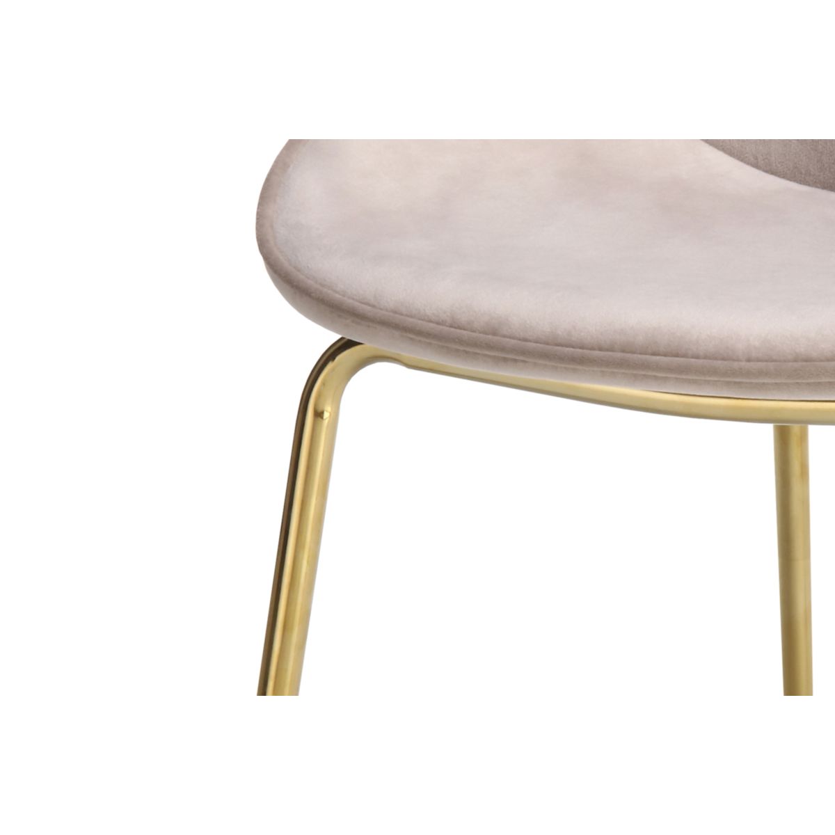 Stuhl Charlize 110 2er-Set Beige / Messing Bild 7