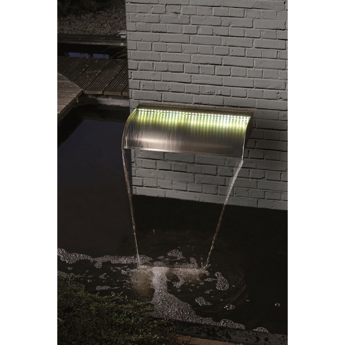 Ubbink Überlauf-Element Nevada inkl LED-Beleuchtung 60 cm