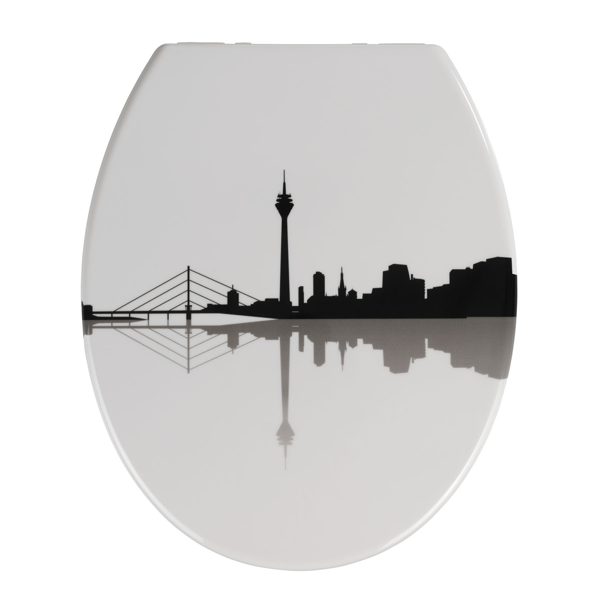 Wenko Premium WC-Sitz Düsseldorf antibakteriell mit Absenkautomatik