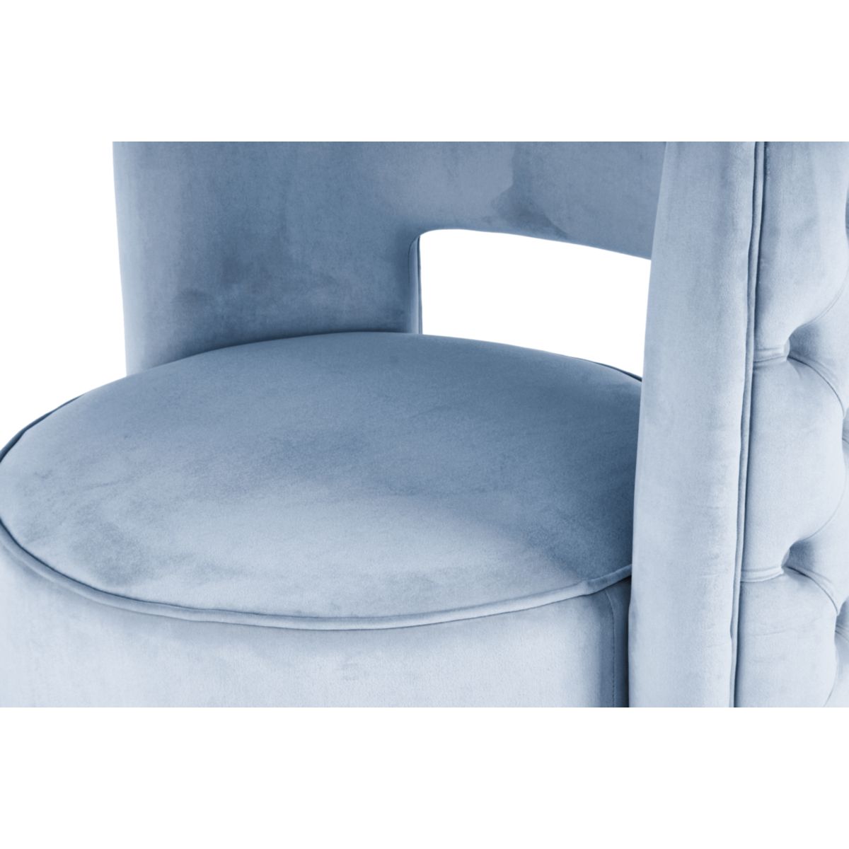 Sessel Drehsessel Beverly 125 hellblau silber Bild 6