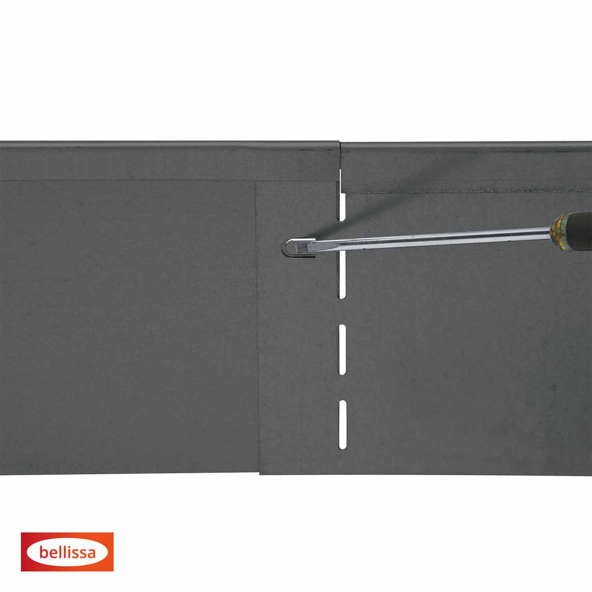 Metallrasenkante anthrazit 118 x 19,5 cm Bild 5