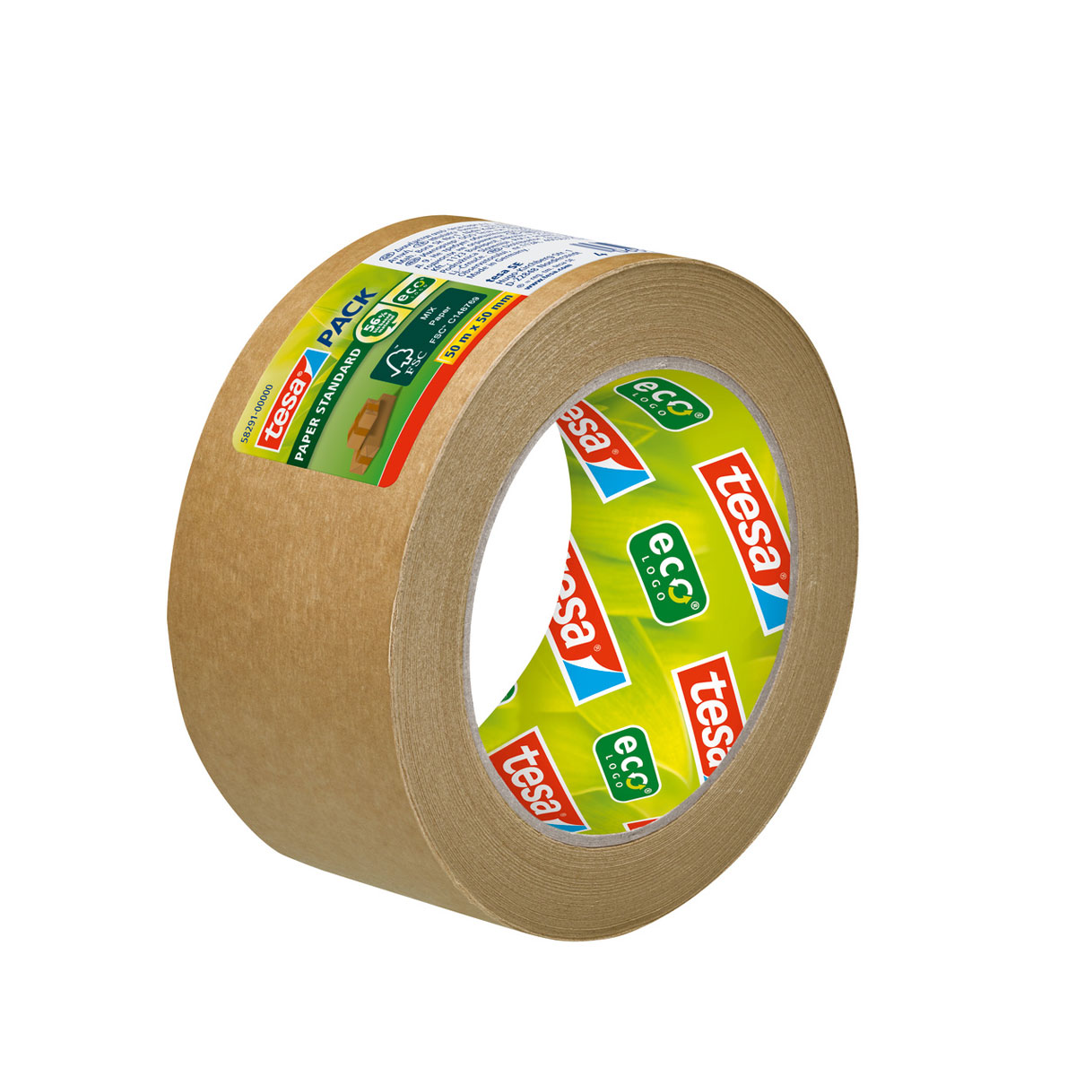 Tesa  Packband Paper Standard ecoLogo 50x50 mm Bild 2