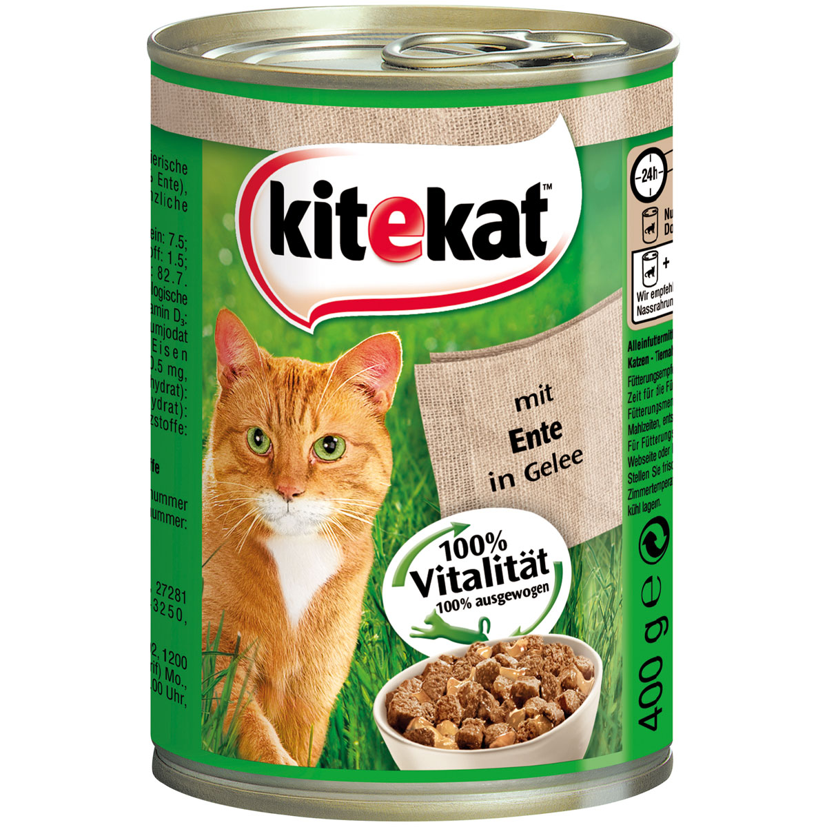 Kitekat Dose mit Ente in Gelee 400g Bild 2