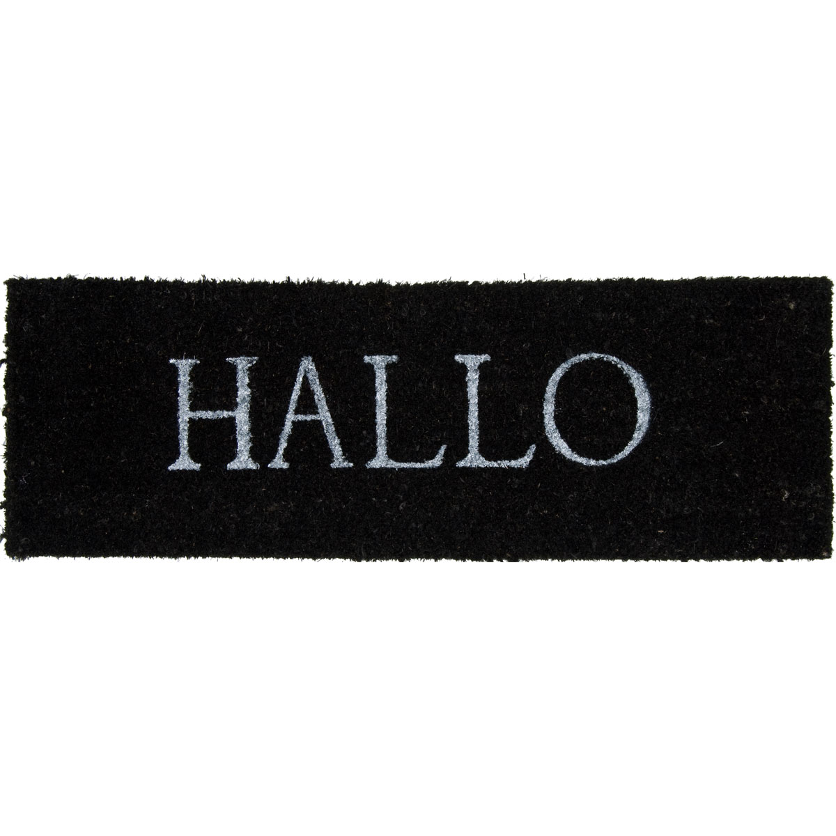 Kokosmatte Hallo 26 x 75 cm schwarz