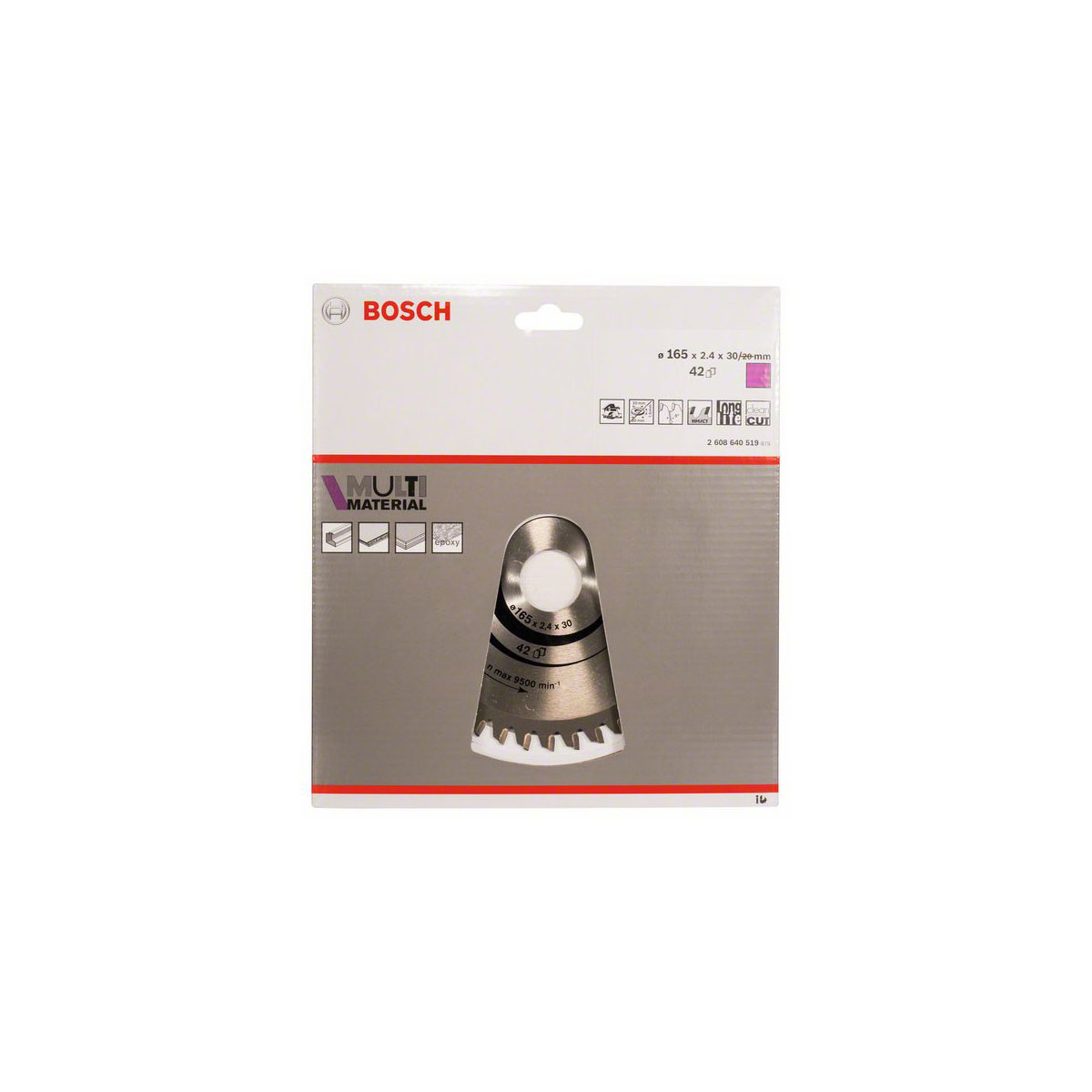 Bosch Professional  Kreissägeblatt 42TR-F Multi16,5 x 3 cm Bild 2