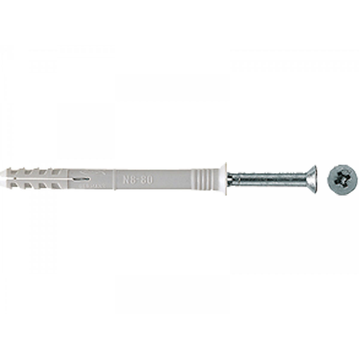 Fischer  Nageldübel N6 x 40/10 mm Senkkopf 50 Stück