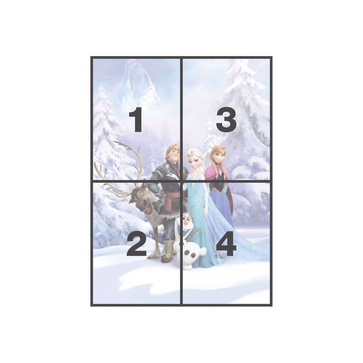 Komar  Papier Fototapete Frozen Winter Land 184x254 cm Bild 3