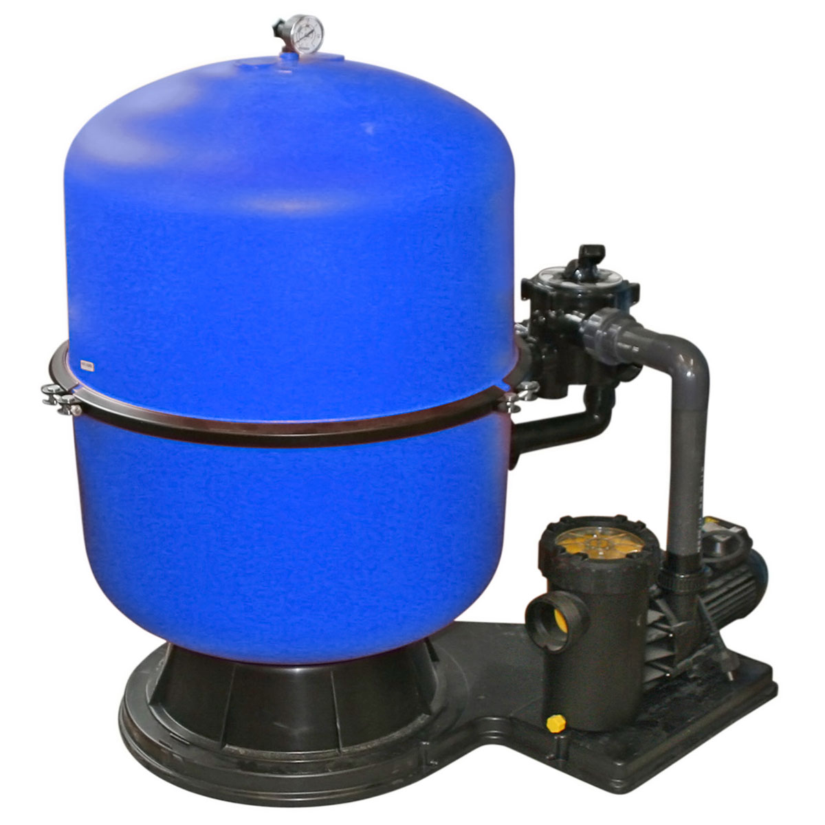 Sandfilteranlage 16 m³/h mit geteiltem Kessel