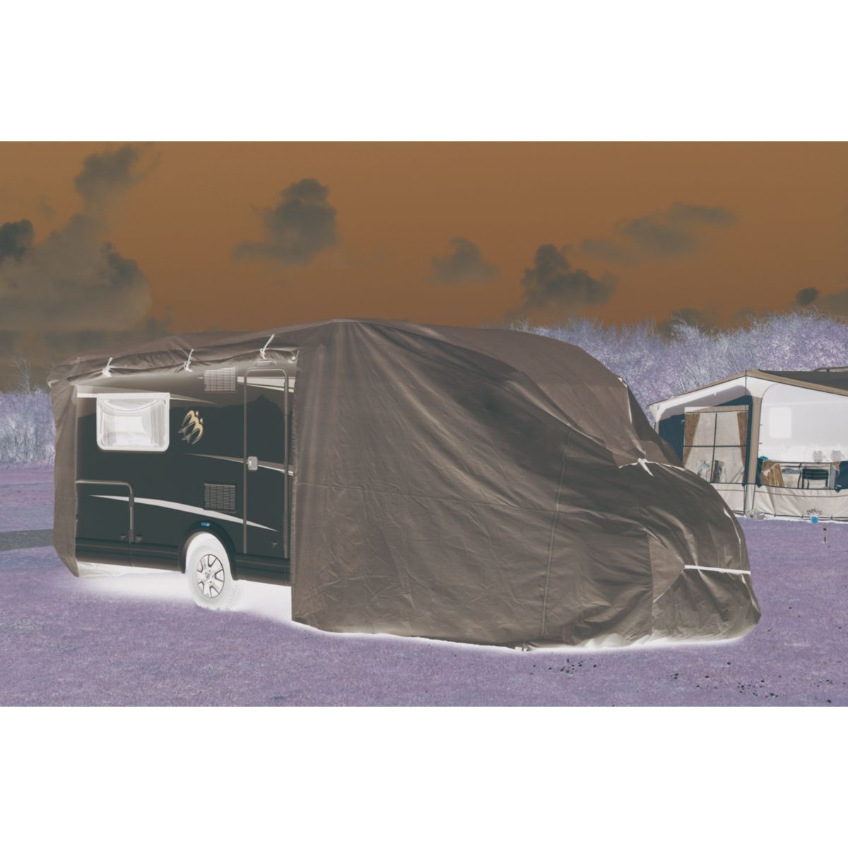 Garden Pleasure Wohnmobil-Abdeckplane Gr. L Non-Woven-Polypropylen, wasserabw. Bild 3