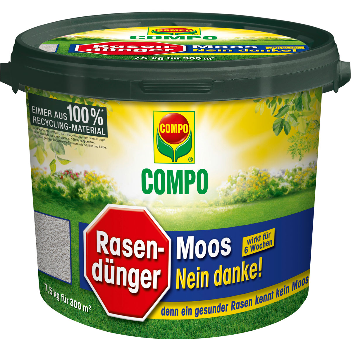 Compo Rasendünger Moos - Nein danke! für 300 m² 7,5 L
