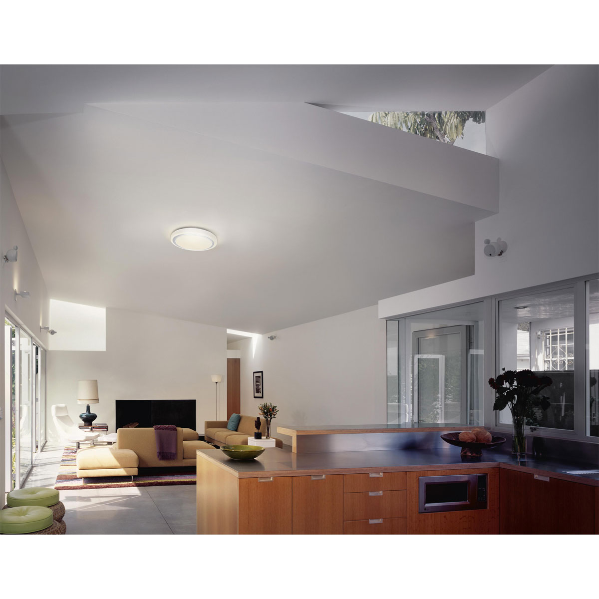 Ledvance SMART+ Deckenleuchte Orbis Moon Durchmesser 48 cm weiß-grau Bild 5