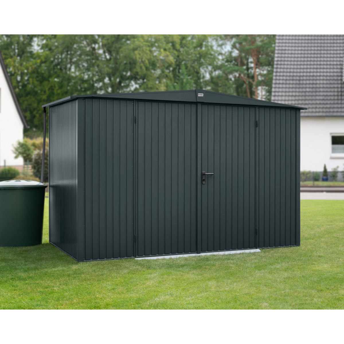 EcoStar  Gerätehaus Trend-STyp 3RAL7016 2 flg