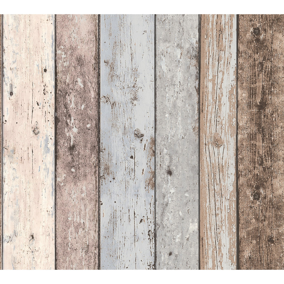 AS Creation  Vliestapete Elements Holztapete Bretter braun 10,05m x 0,53m Bild 1