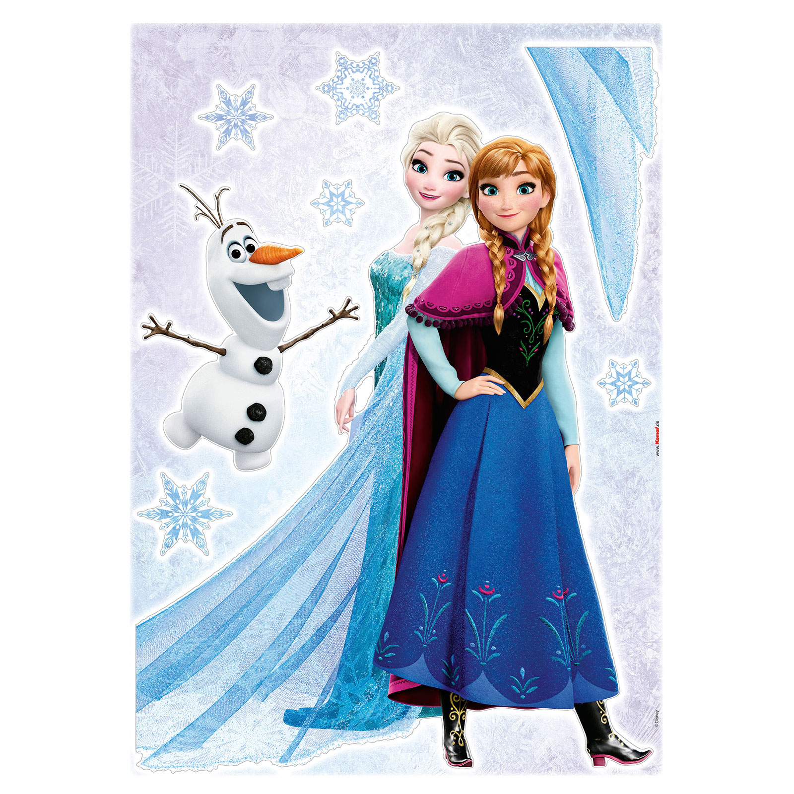 Komar  Wandtattoo Frozen Sisters 50x70 cm Bild 2