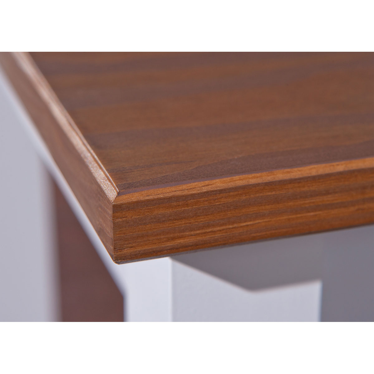 Inter Link FSC Esstisch Westerland-1.2 weiß-sepia 160 x 75 x 90 cm Bild 5