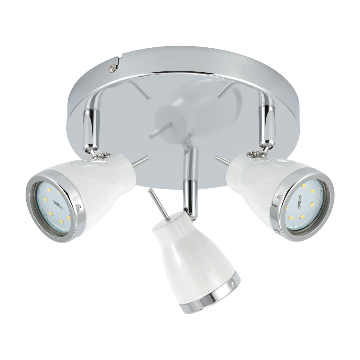 Flector Spotserie Retro White weiß-chrom GU10