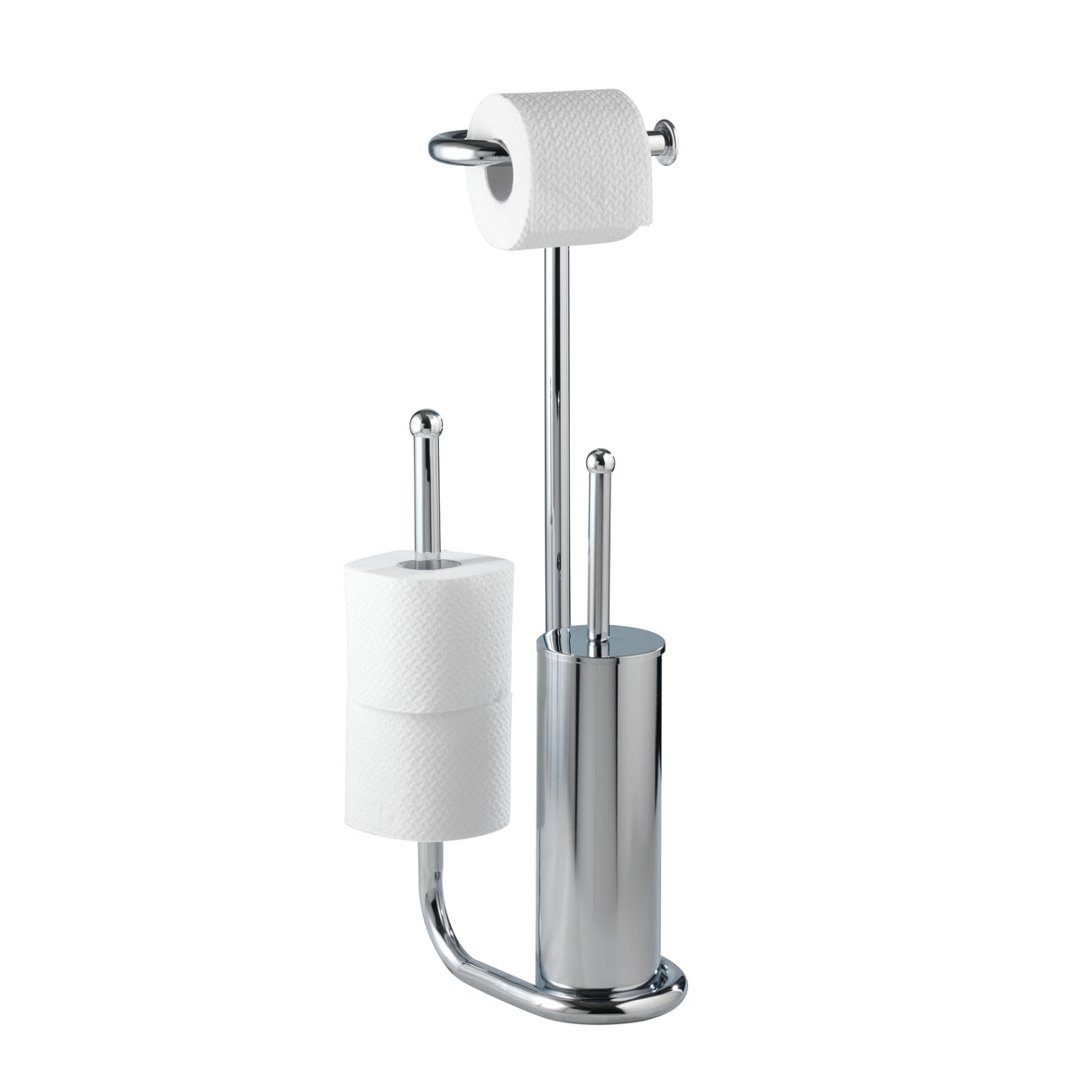 Wenko Stand WC-Garnitur Universalo chrom