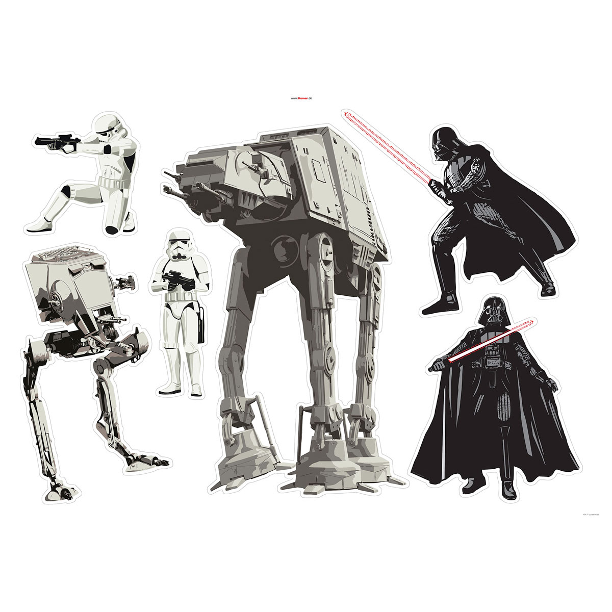 Komar  Wandtattoo Star Wars Doomed 100x70 cm Bild 2