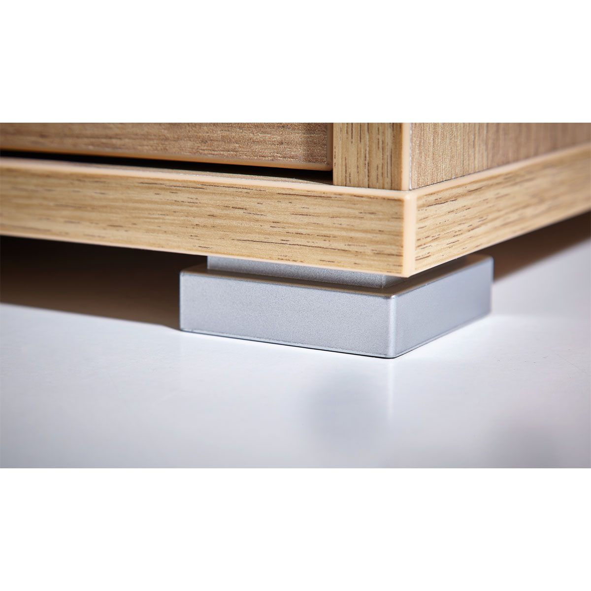 Schreibtisch Keep mit Stauraum 145 x 75 x 70 cm Navarra-Eiche-Nachbildung Bild 5