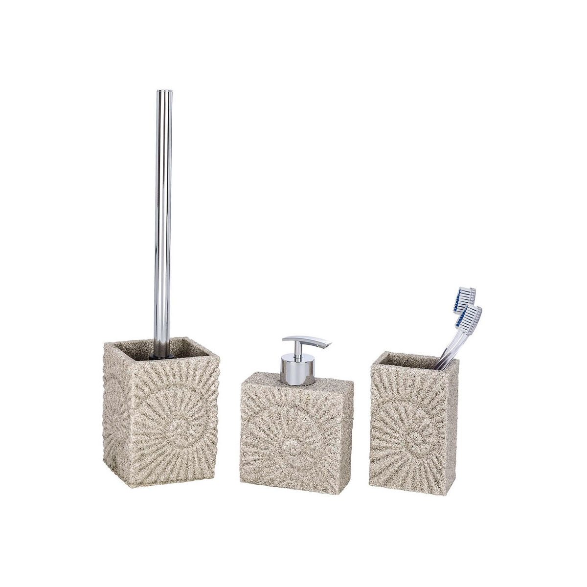 Wenko Seifenspender Fossil beige Bild 3