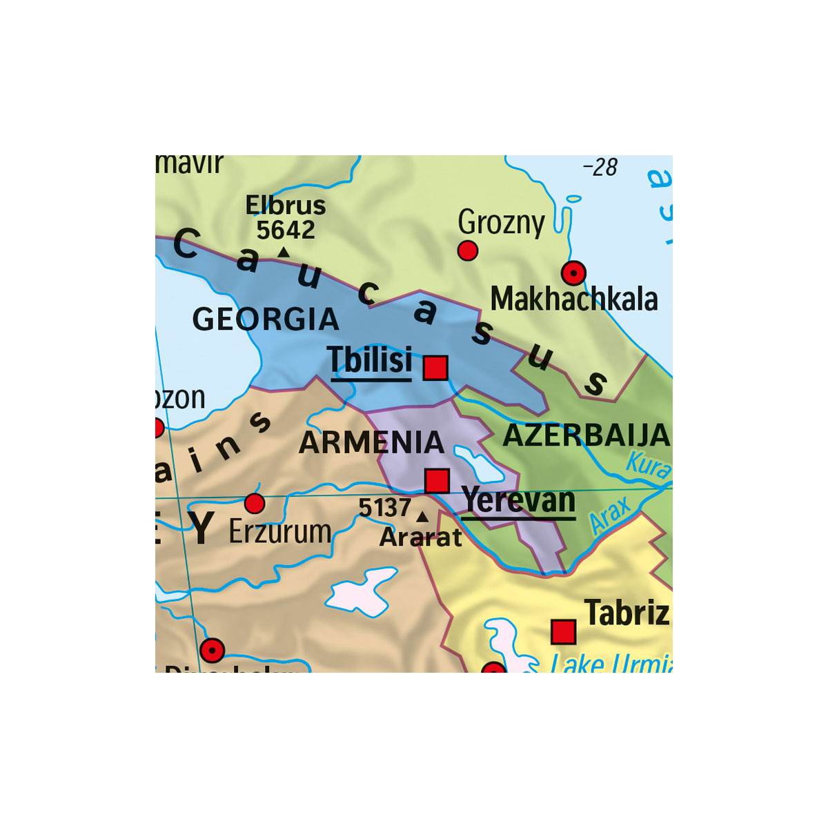 Komar  Vlies Fototapete World Map 368x248 cm Bild 8