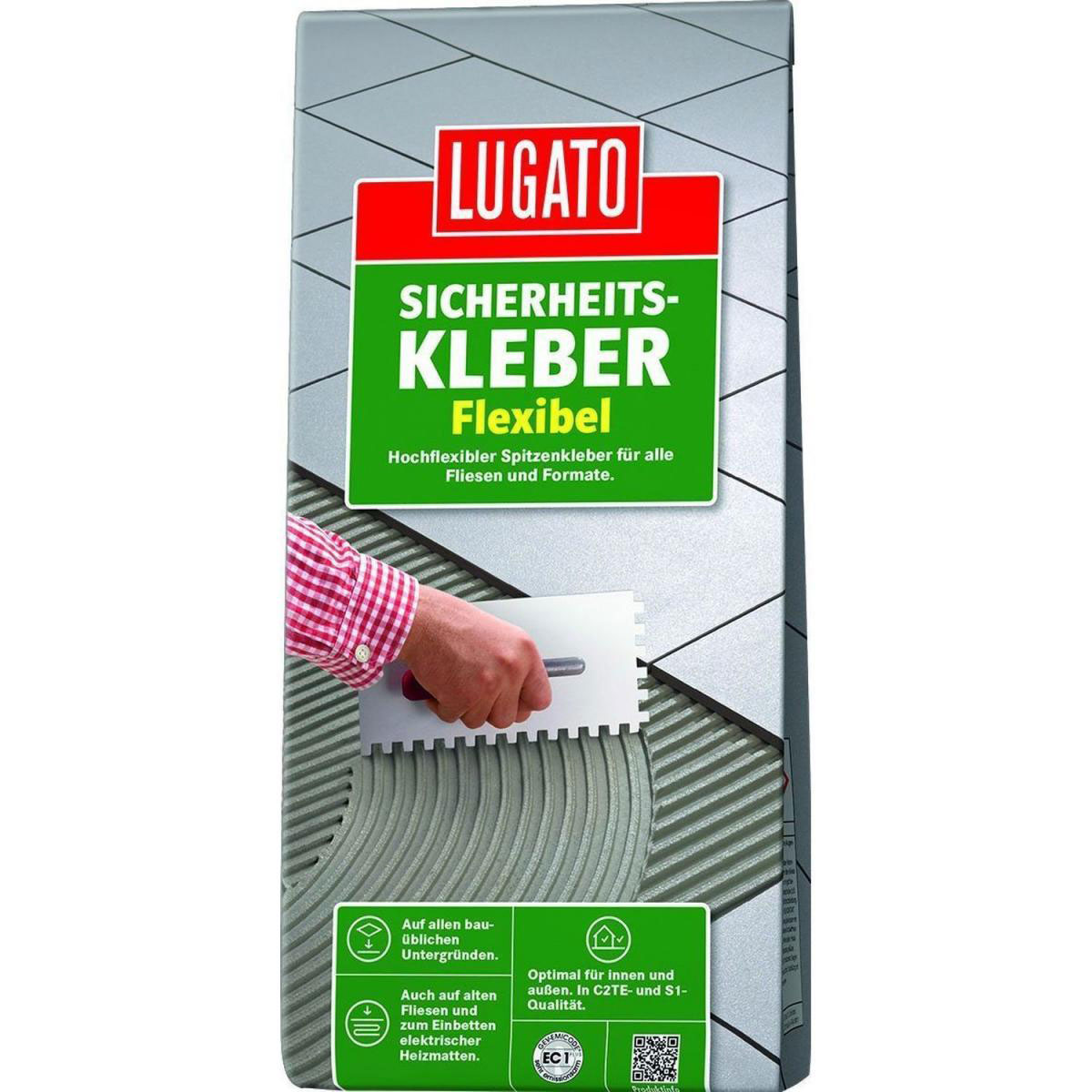 Lugato Fliesenkleber Sicherheitskleber Flexibel 5kg
