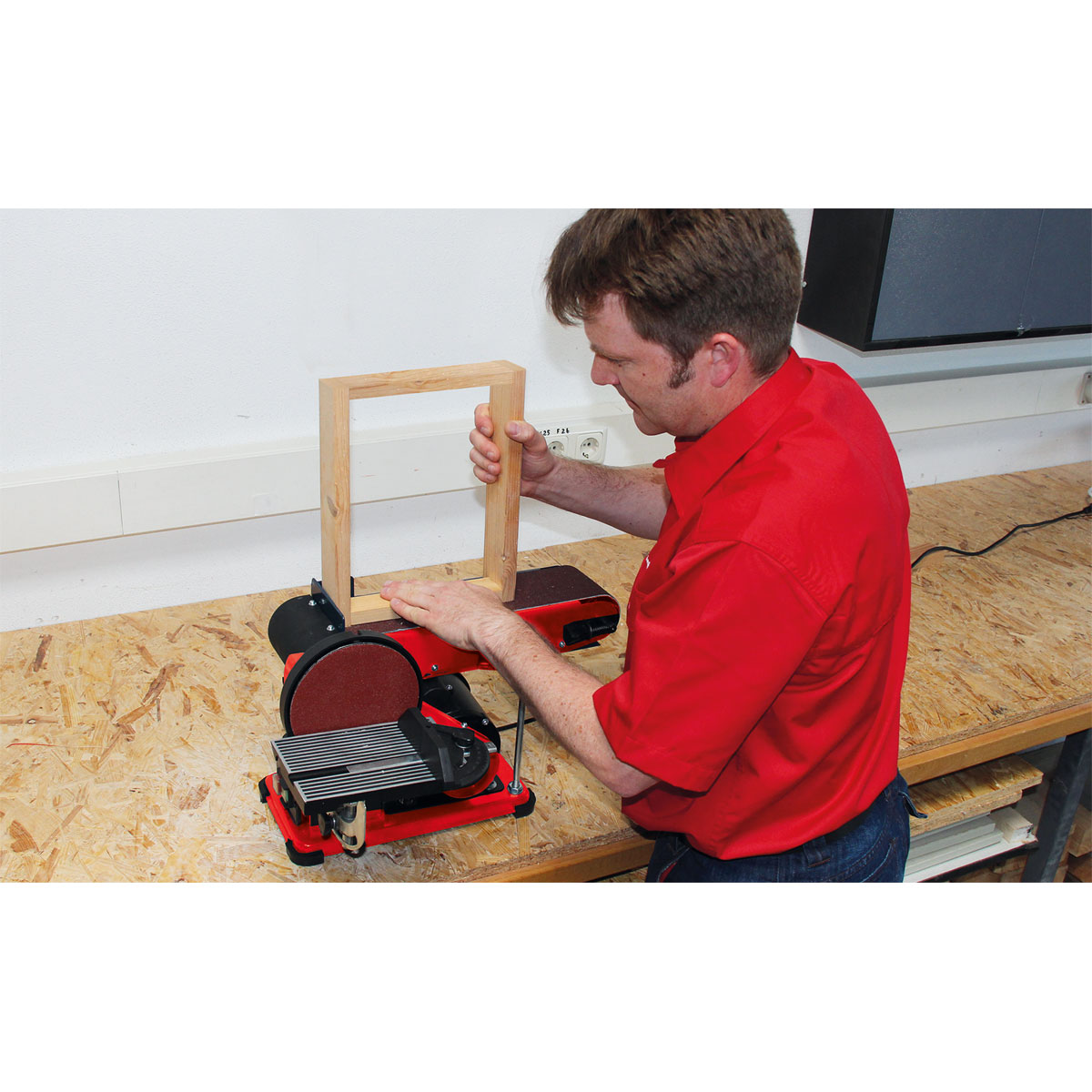 Einhell Stand-Band-Tellerschleifer TC-US 400 Bild 3