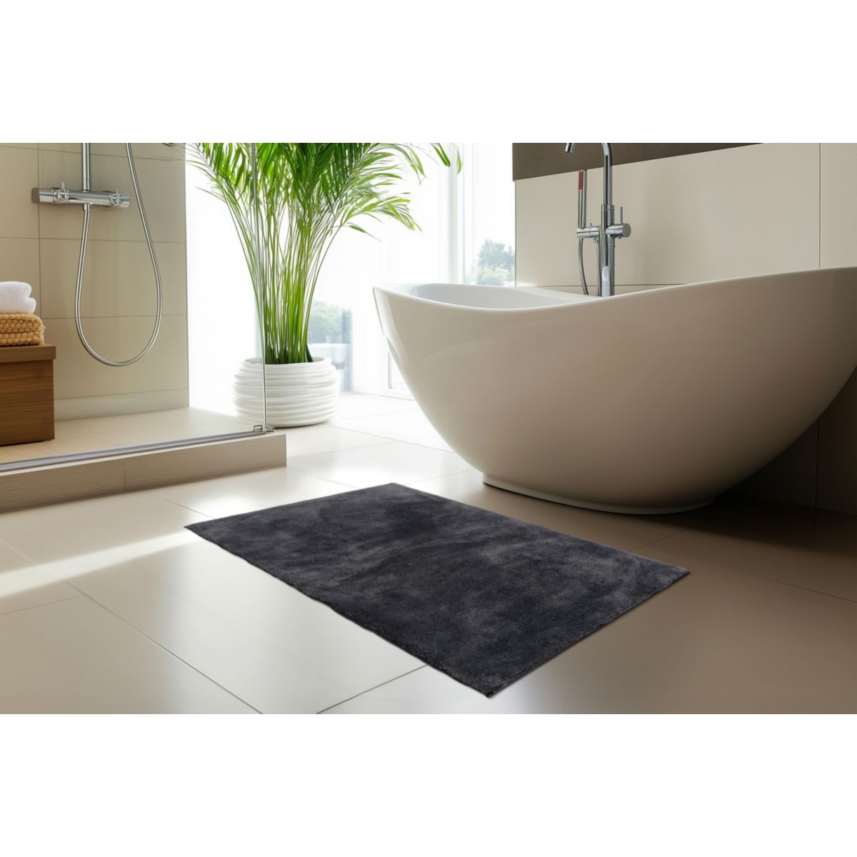 Badematte Fresh Step 525 grau 50 x 90 cm Bild 3