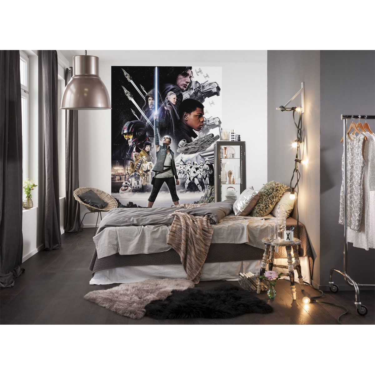Komar  Papier Fototapete Star Wars Balance 184x254 cm