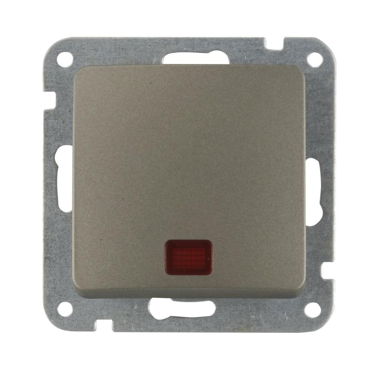 Kontrollschalter Monaco platin Serie 204