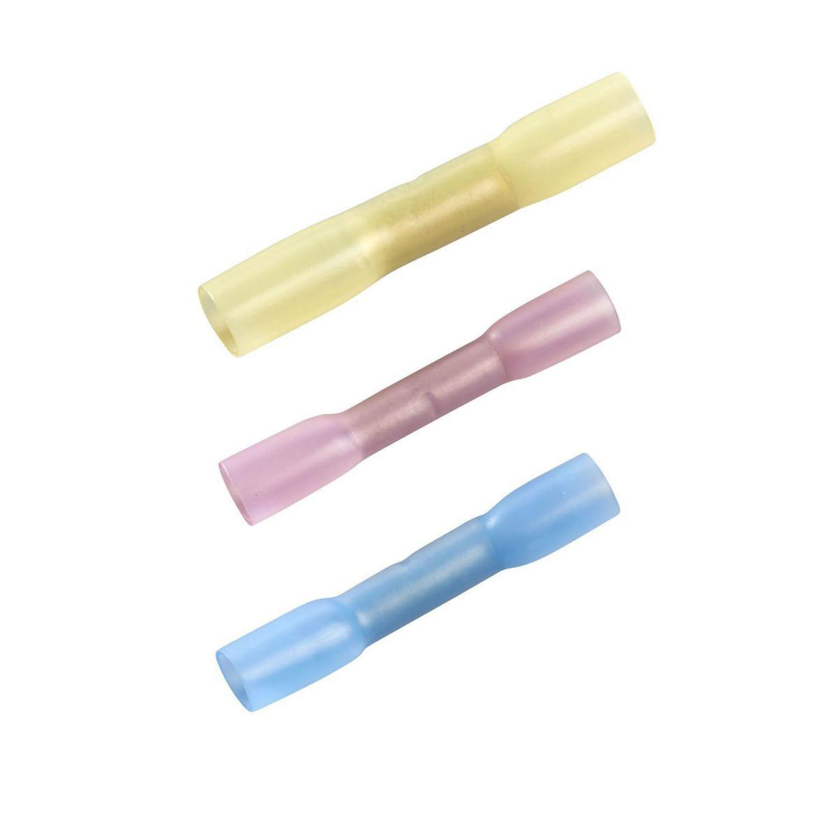 Stossverbinder gelb 4-6 mm wärmeschrumpfend 10 Stück