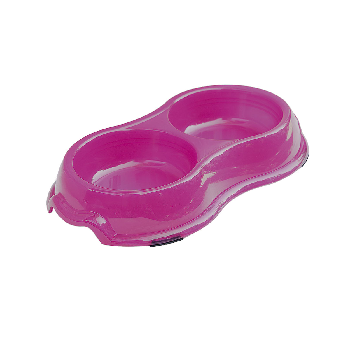 Kunststoffnapf transparent pink 2 x 325ml