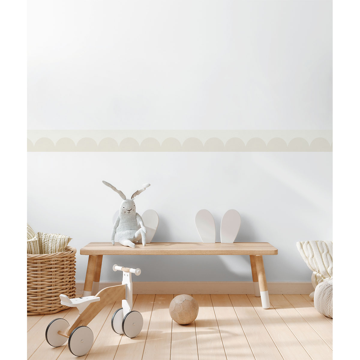 AS Creation Selbstklebende Bordüre 5 x 0,13 m, Muster: Wellen